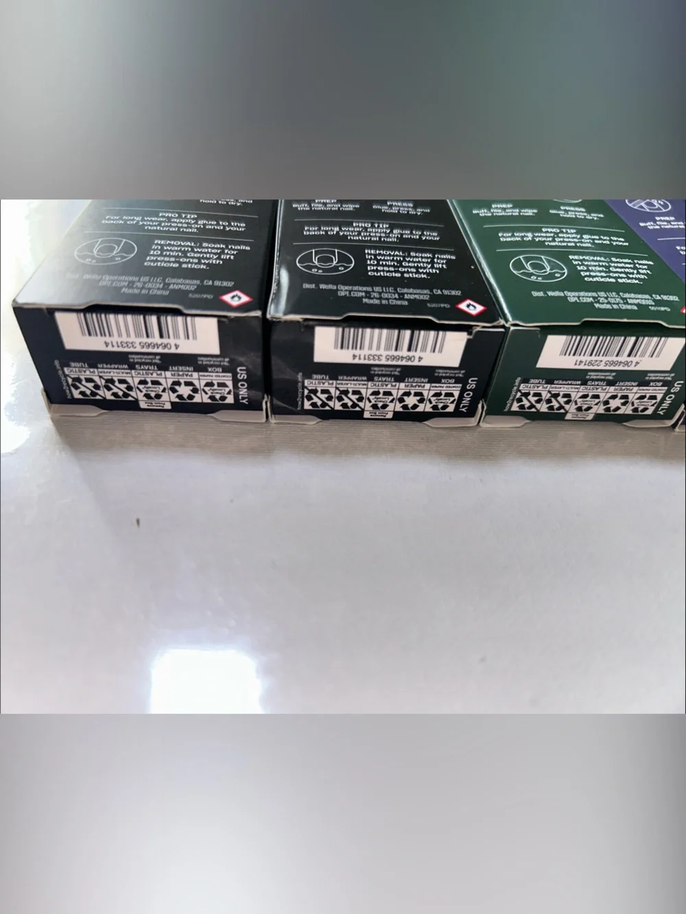 8x OPI On Point Press-On Nails Variety Pack